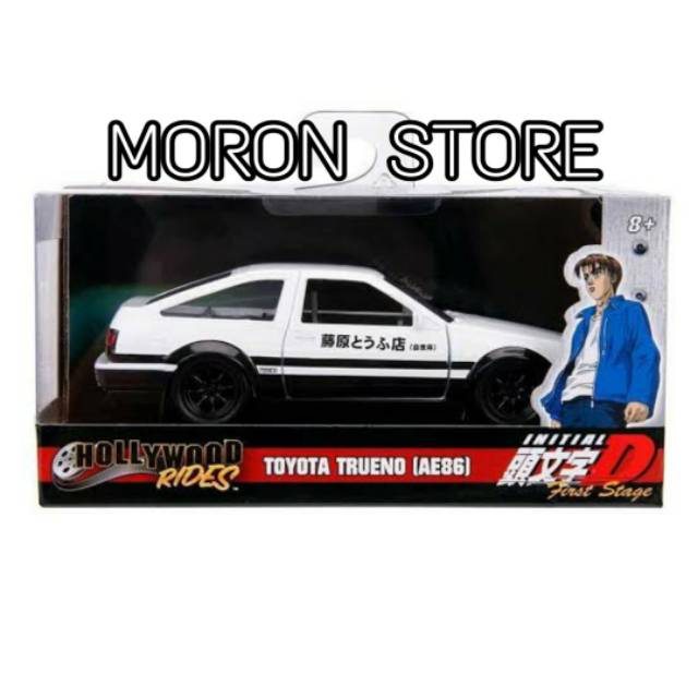 jada Metal Diecast Mobil Toyota AE86 Trueno Initial D
