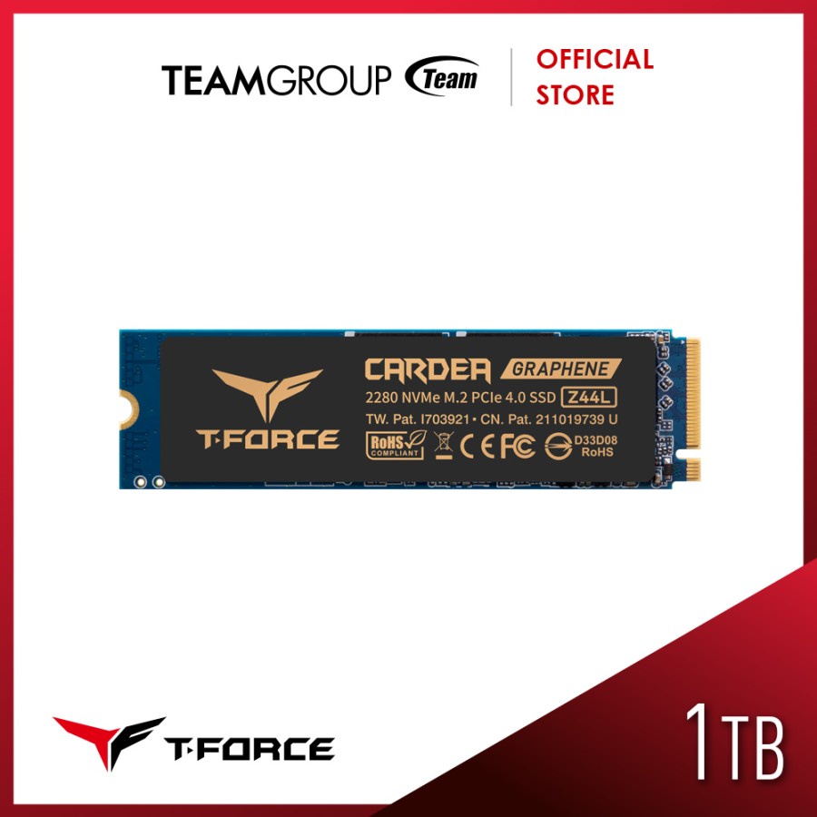 Teamgroup T-Force Cardea Z44L SSD M.2 1TB PCIe Gen4x4 with NVMe