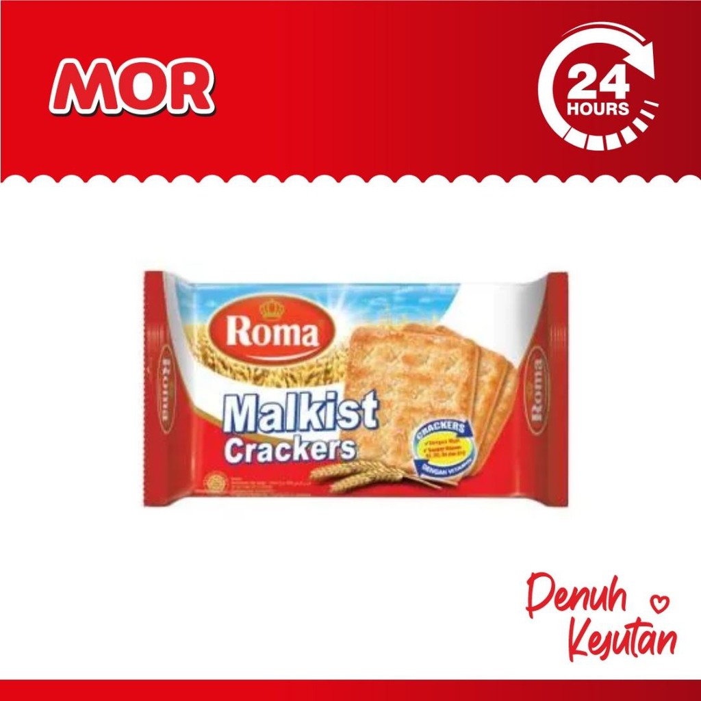 

ROMA Malkist Crackers Kraker Biskuit Pck 105 gr