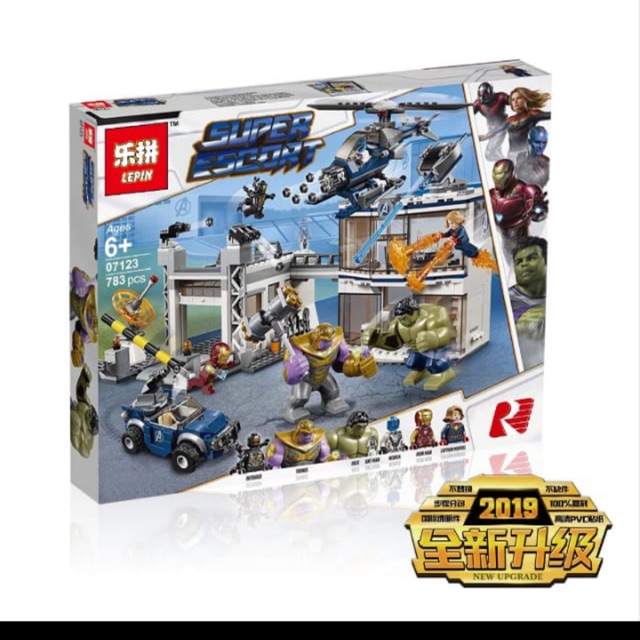 Lepin 07123 Avengers Endgame Compound Battle
