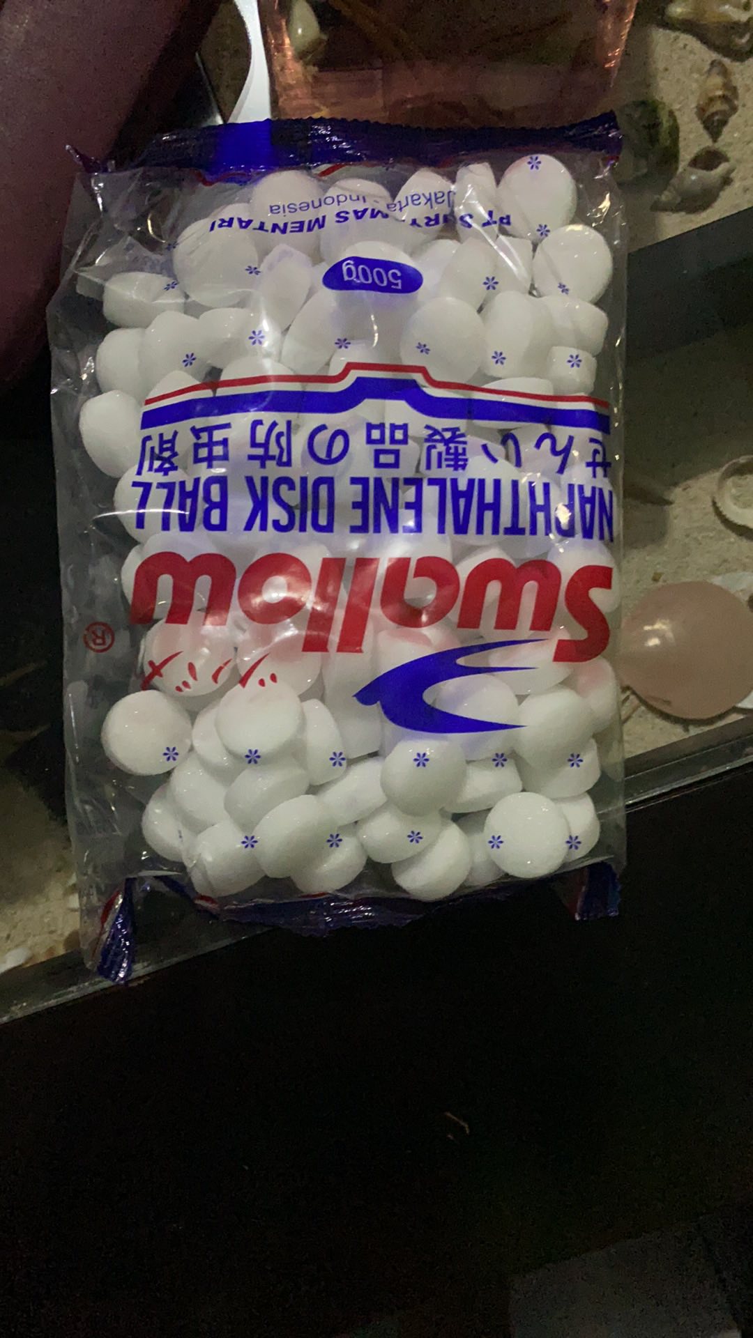 Kamper Swalow Naphthalene Disk Ball 500gr