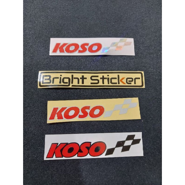 STICKER KOSO STICKER MOTOR STICKER MOBIL CUTTING