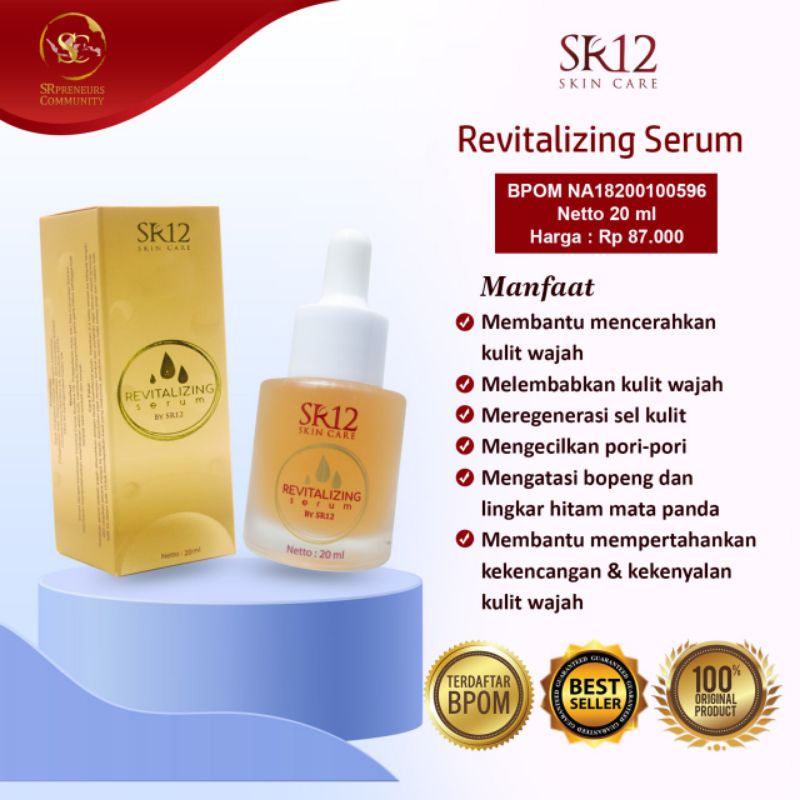 [TERBARU] SR12 SERUM REVITALIZING SOLUSI UNTUK MENGHILANGKAN MATA PANDA PRIA WANITA REMAJA