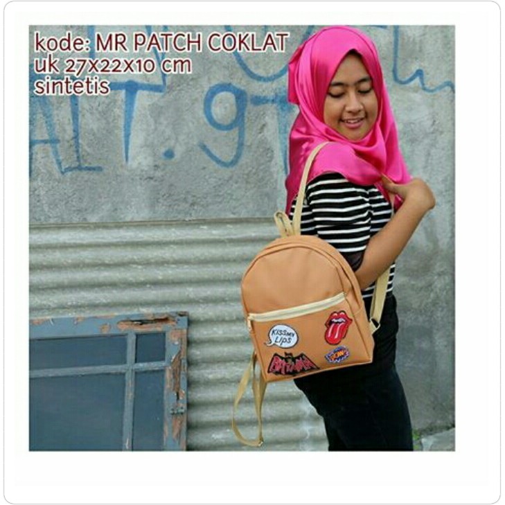 Mini Ransel Patch Ts (MR Patch Tassel) ( COD BAYAR DITEMPAT )