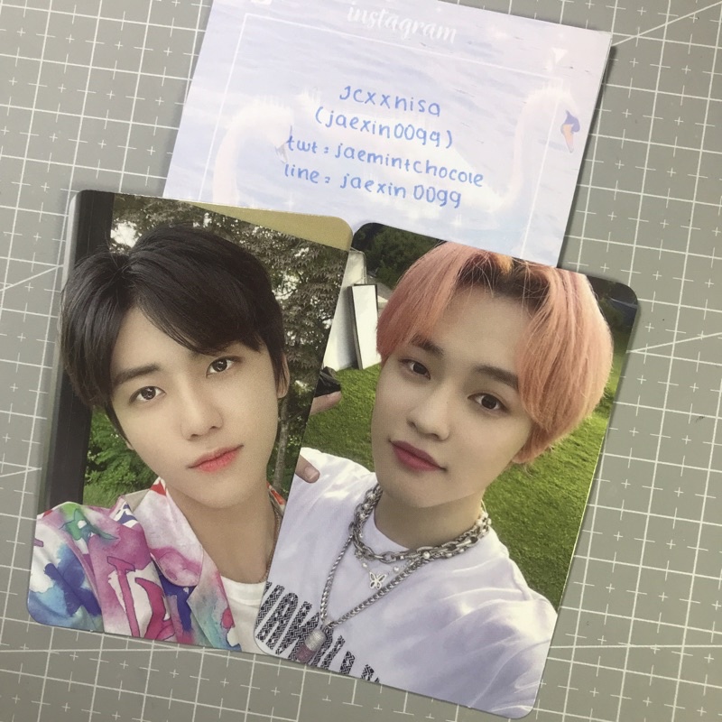PAIRING JAEMIN CHENLE HOLO EPOXY STICKER PHOTOCARD SET HELLO FUTURE HELFUT LIFE IS STILL GOING ON