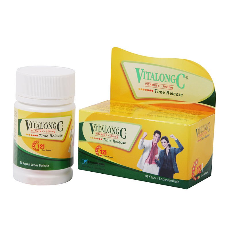 Vitalong C 30S / Vitamin C / Membantu Menjaga Daya Tahan Tubuh / Suplemen Kesehatan