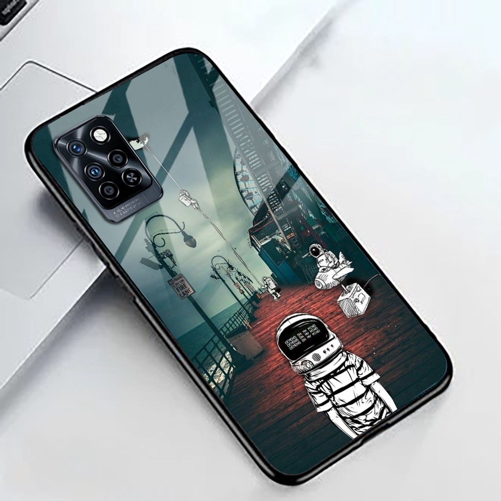 [K134] Softcase Kaca Infinix Note 10 Pro - Softcase Mirror - Casing Infinix - Infinix Note 10 Pro