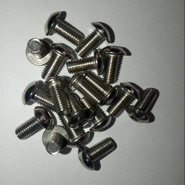 Button L M5 x 12(1.2cm) stainless 304