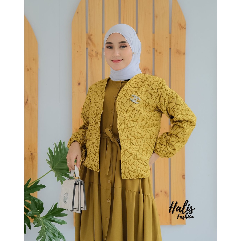 [Open Reseller] Gamis original by Halis/ Gamis Set Outer Terbaru