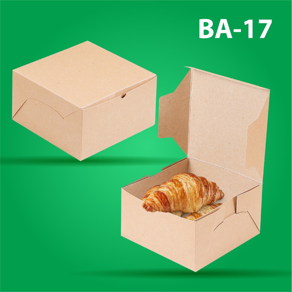 Snack Box 12.5x12.5x7 Bahan 290 Gsm (B17K2-Laminasi)