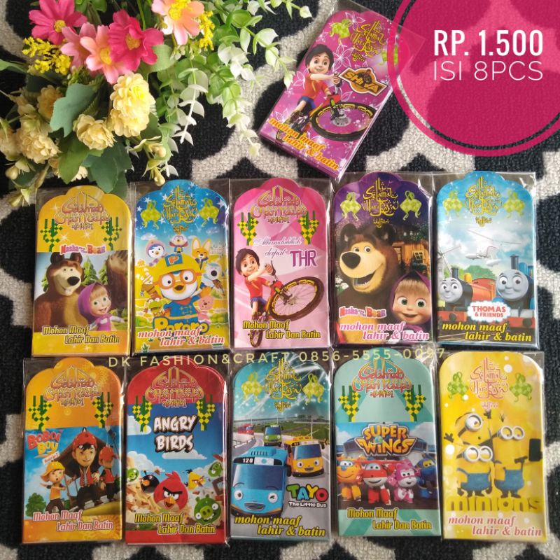 

Amplop Lebaran Karakter Lucu