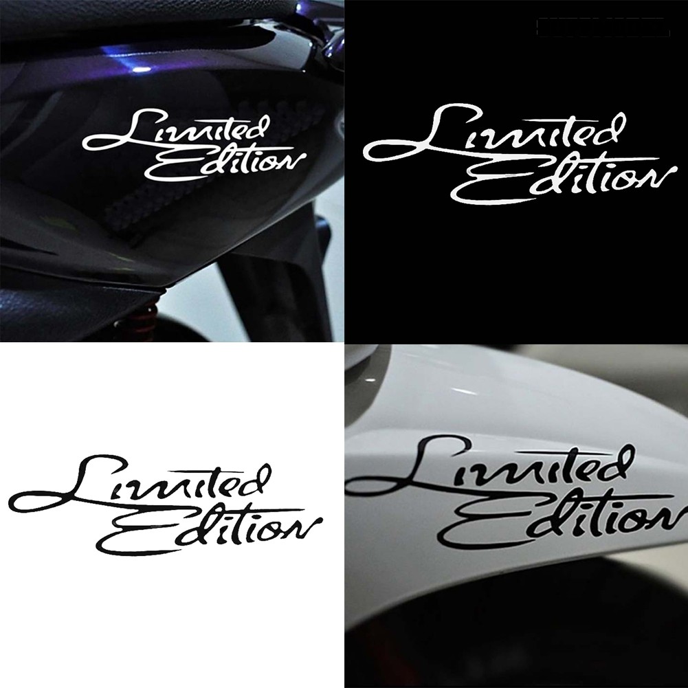 Supmodel Stiker Motif Tulisan Limited Edition Untuk Dekorasi Mobil / Truk / Motor