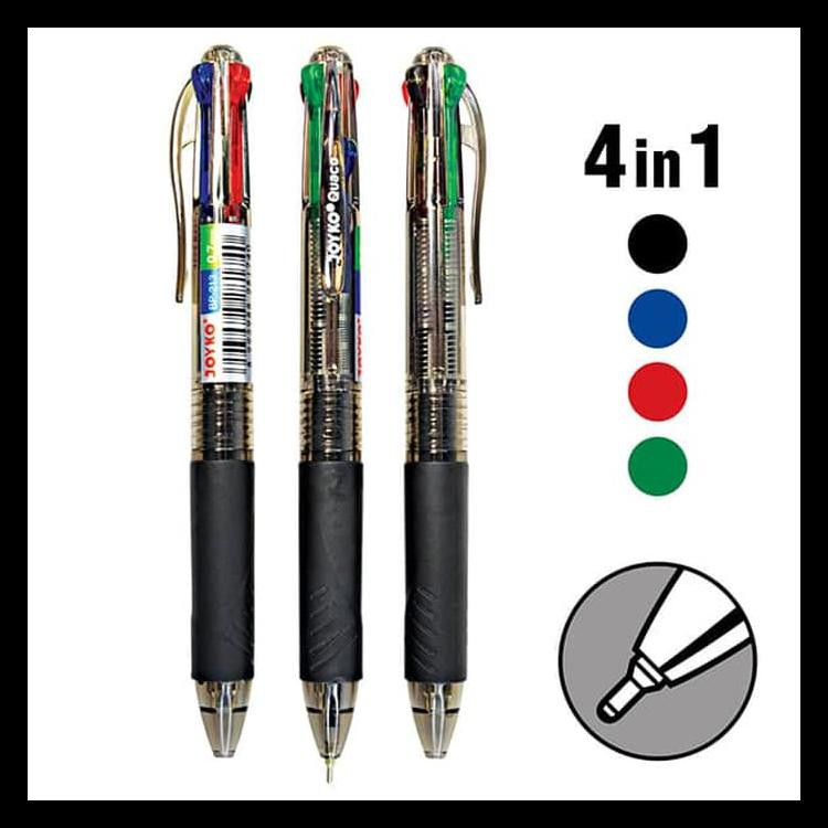 

Hot Product Ball Pen / Pulpen / Pena Joyko Bp-213 / Quaco/ 0.7 Mm/ 4 Warna/ Colors Promo