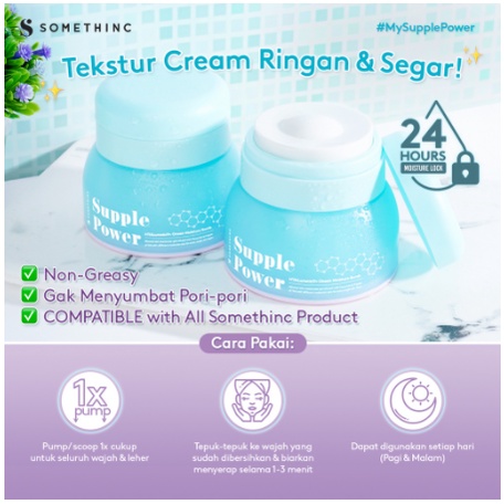 SOMETHINC Supple Power Hyaluronic9+Onsen Moisture Bomb Gel | Ceramic  Skin Saviour Moisturizer Gel