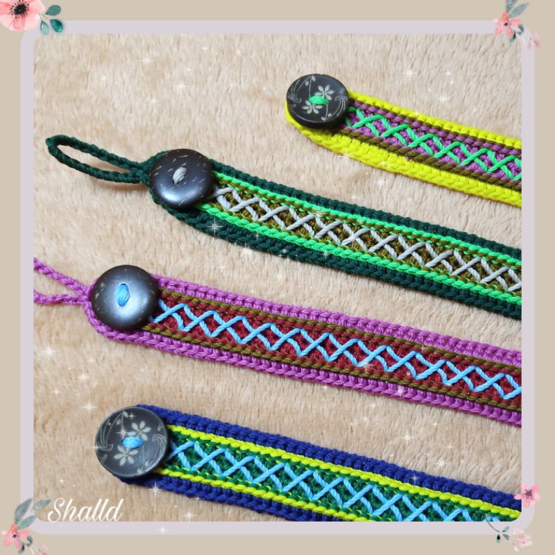 (PROMO) Tali Masker Rajut Rainbow || Connector Masker Rajut || Konektor Masker Rajut