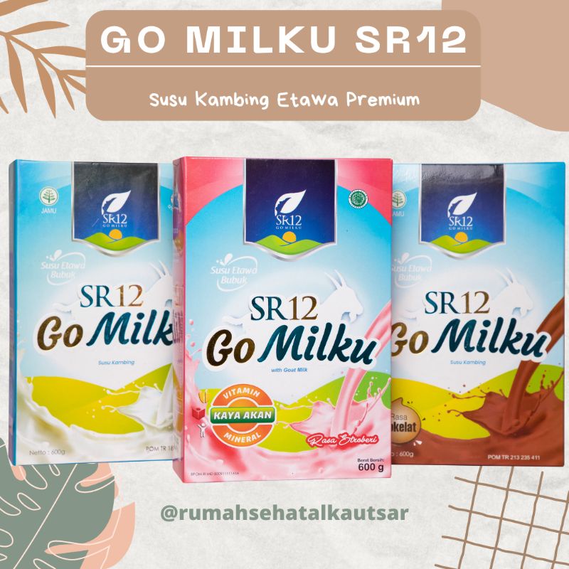 

GO MILKU SR12 600gr SUSU KAMBING ETAWA PREMIUM