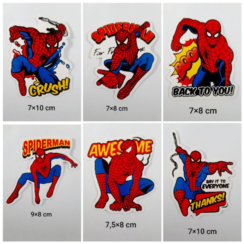 

STIKER GRAFTAC SPIDERMAN ukuran kecil
