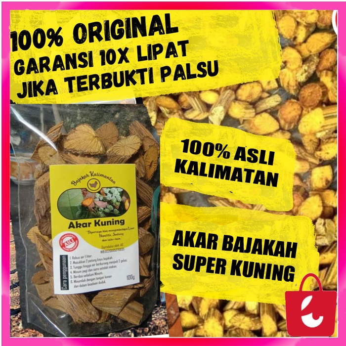 [100% Asli + Cepat Sembuh] Akar Bajakah Kuning Asli Kalimatan Obat Herbal Tumor Kanker Asam Lambung