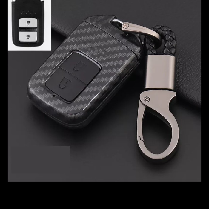 Sarung Kunci Carbon Honda New HRV Smart key Keyless Key Case Cover sarung kunci HRV JAZZ