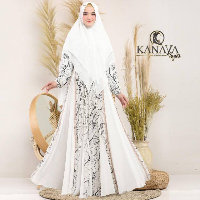 GAMIS SAZIRA SYAR'I SET KHIMAR by KANAYA