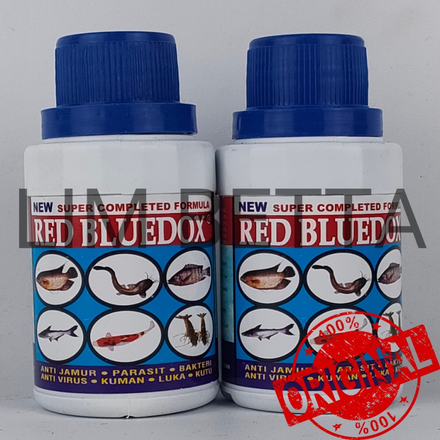 RED BLUEDOX 125 ML / OBAT IKAN ANTI JAMUR DAN PARASIT