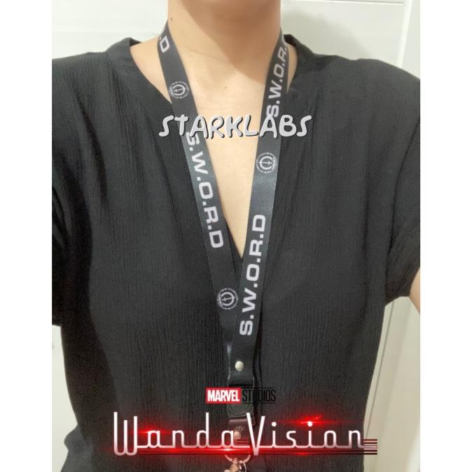 

Tali Id Card Lanyard Strap Hp Marvel Sword Avengers Wandavision Shield Terlaris