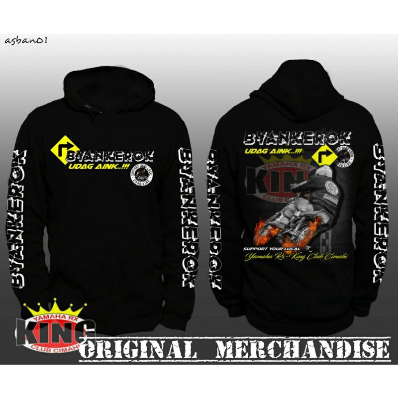 Jaket Sweater Motor RX King Byankerok Jalanan / Hoodie Byankerok RX King