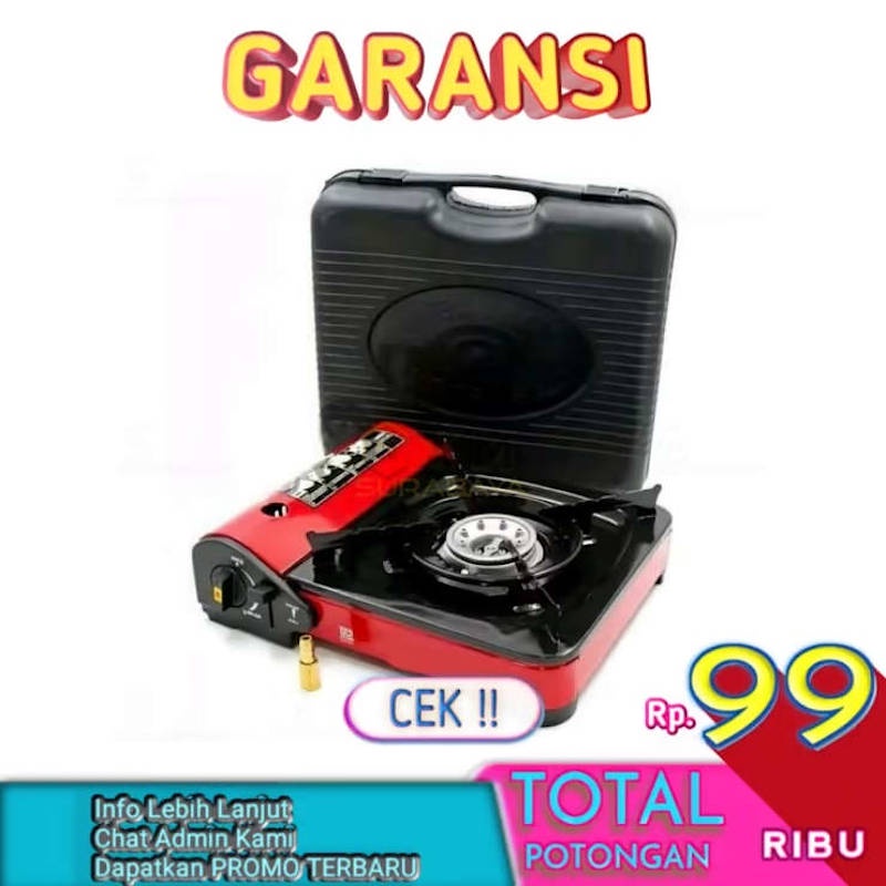 Kompor Portable Camping  Gas Kecil  Alat Masak