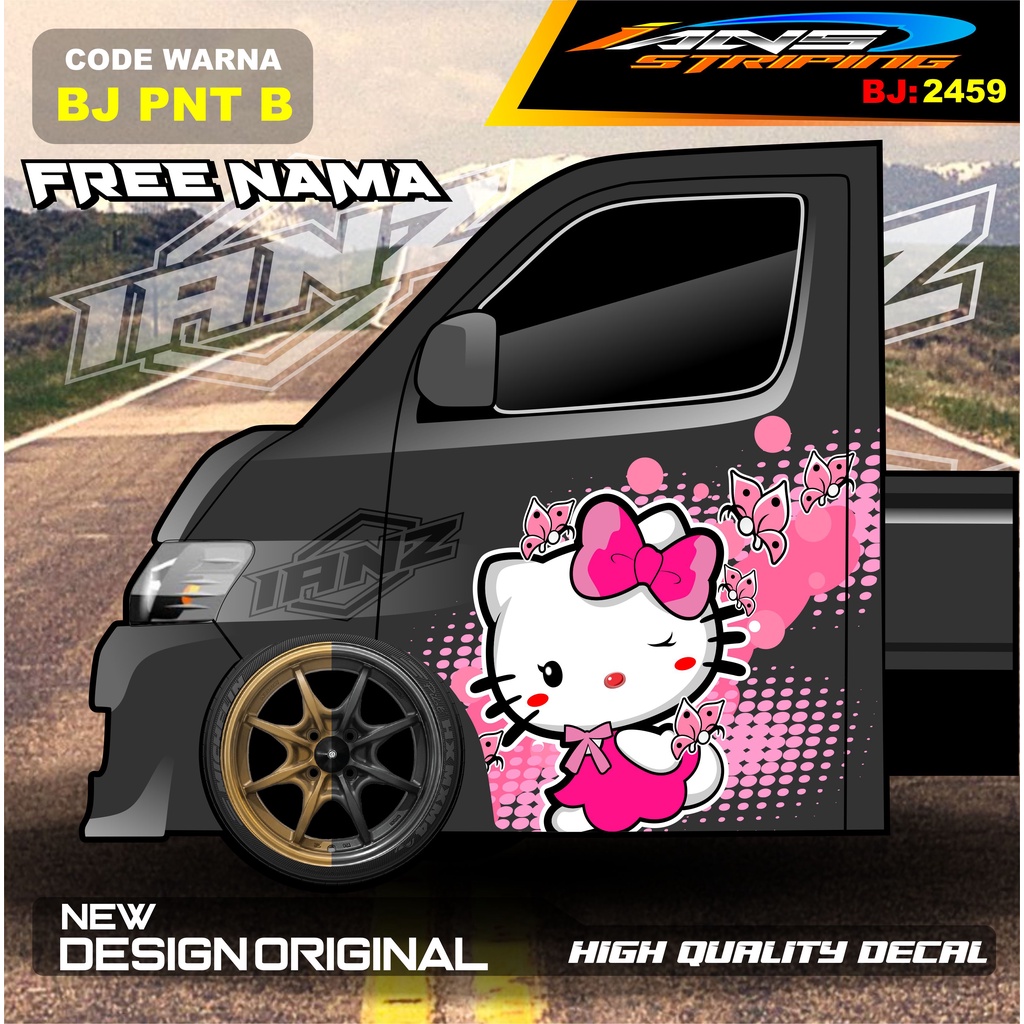 STICKER VARIASI PINTU PICK UP GRANMAX / DECAL STIKER PINTU MOBIL CARRY L300 / STIKER PINTU PICK UP / STIKER MOBIL