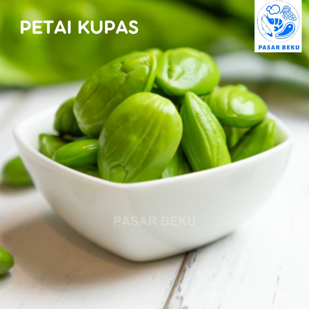 

Petai Kupas Mentah Tanpa Kulit Sayuran Sambal Campur Padang