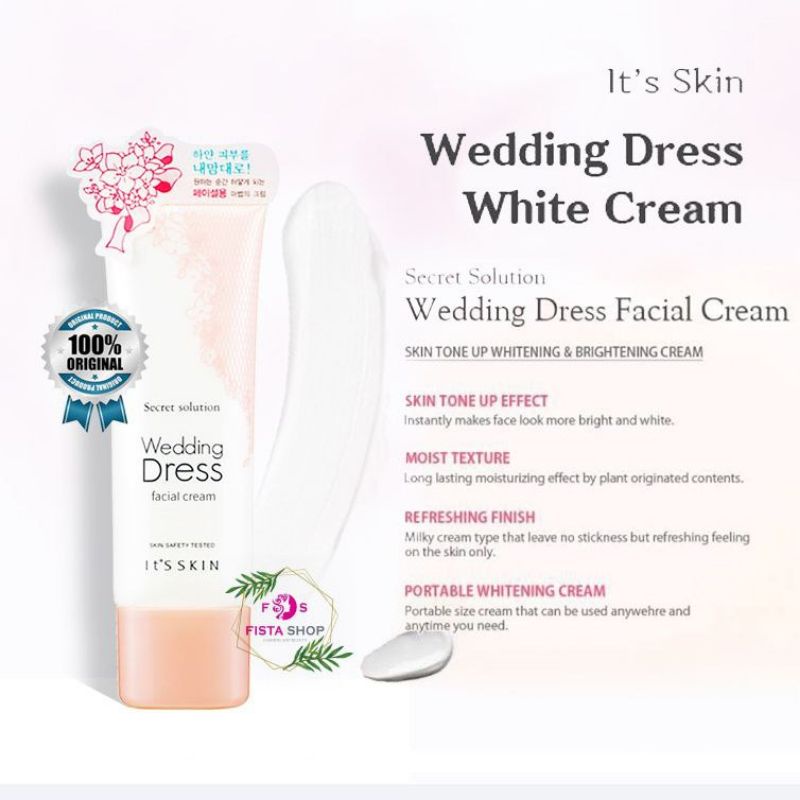 IT'S SKIN secret solution Wedding dress ORI KOREA facial cream