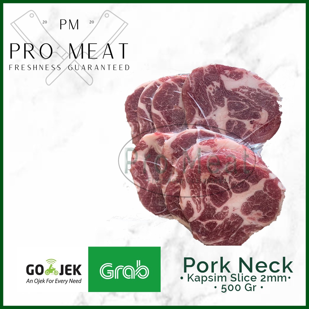 

Daging Babi Kapsim / Pork Neck Slice 500g