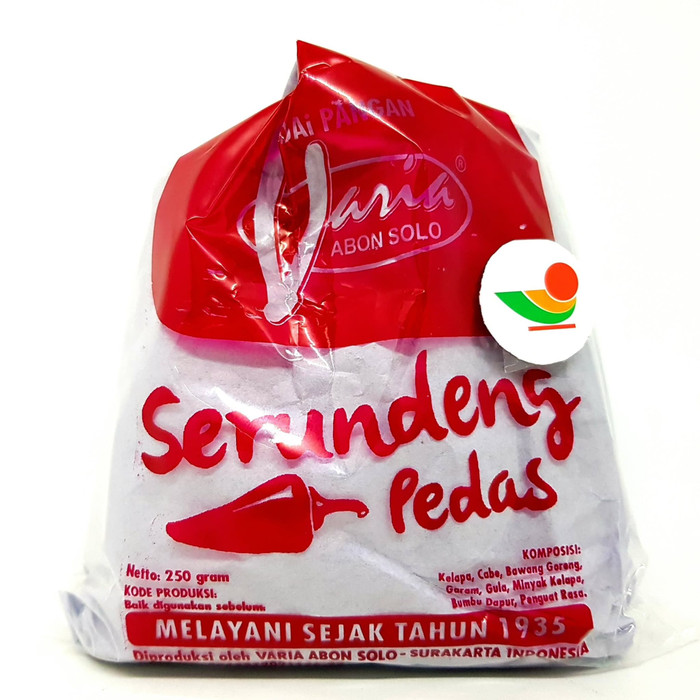 

VARIA SERUNDENG PEDAS 250gr | KRAWU SRUNDENG KELAPA KLOPO SANGRAI ASLI KHAS SOLO