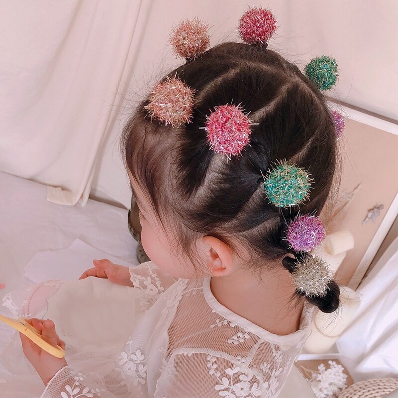 IKAT RAMBUT KARAKTER ANAK GAYA KOREA KUCIRAN LUCU WARNA WARNI 3D HAIR STYLE ELASTIS LENTUR UNTUK ANAK PEREMPUAN IMUT ISI 10 PCS SR41