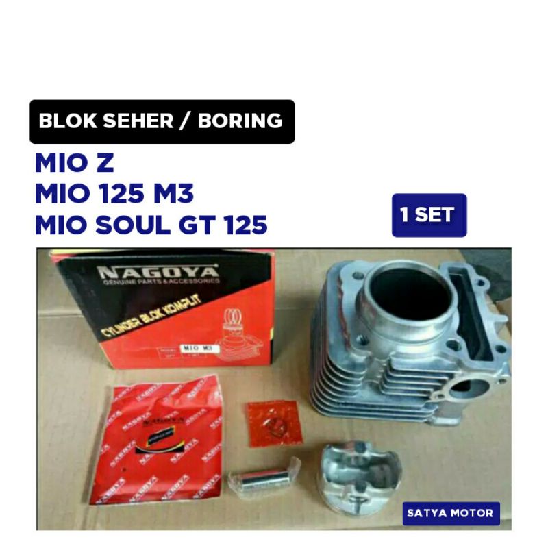 Blok Mio M3 125 - Soul Gt 125 - Mio Z / 1 Set / Seher Boring / Nagoya