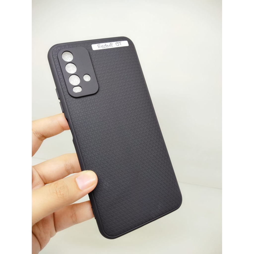 LUXURY Real Fiber Redmi Note 9 Redmi 9T Poco M3 with Protector Camera TPU Slim Matte Softcase