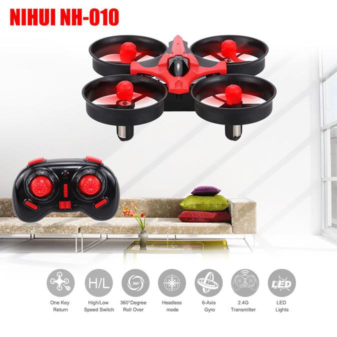 TERBARU  NIHUI NH 010 Mini RC Quadcopter kembaran Eachine H36 E010 e011