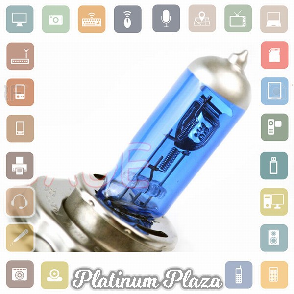 Lampu Mobil Halogen Xenon H4 5000K 100/90W`6G1GFB-