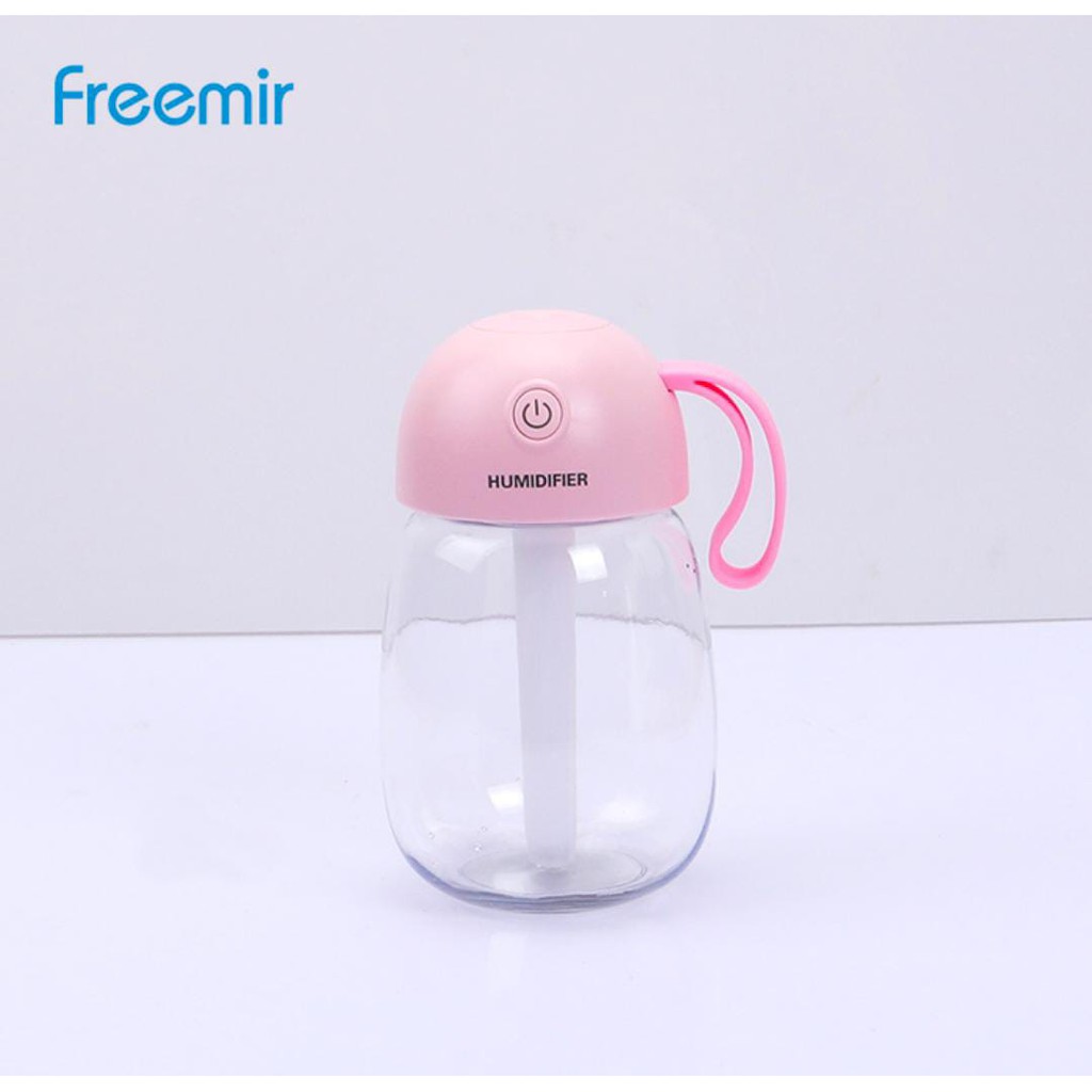 Diffuser Oil / Humidifier / Aroma Terapi - Desain Botol LED Colour 300mL -PINK