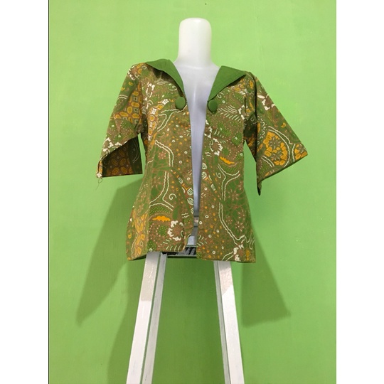 Outer Batik Olive Green - Size M