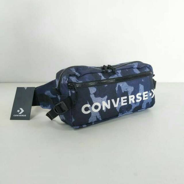 converse mesh look waist bag