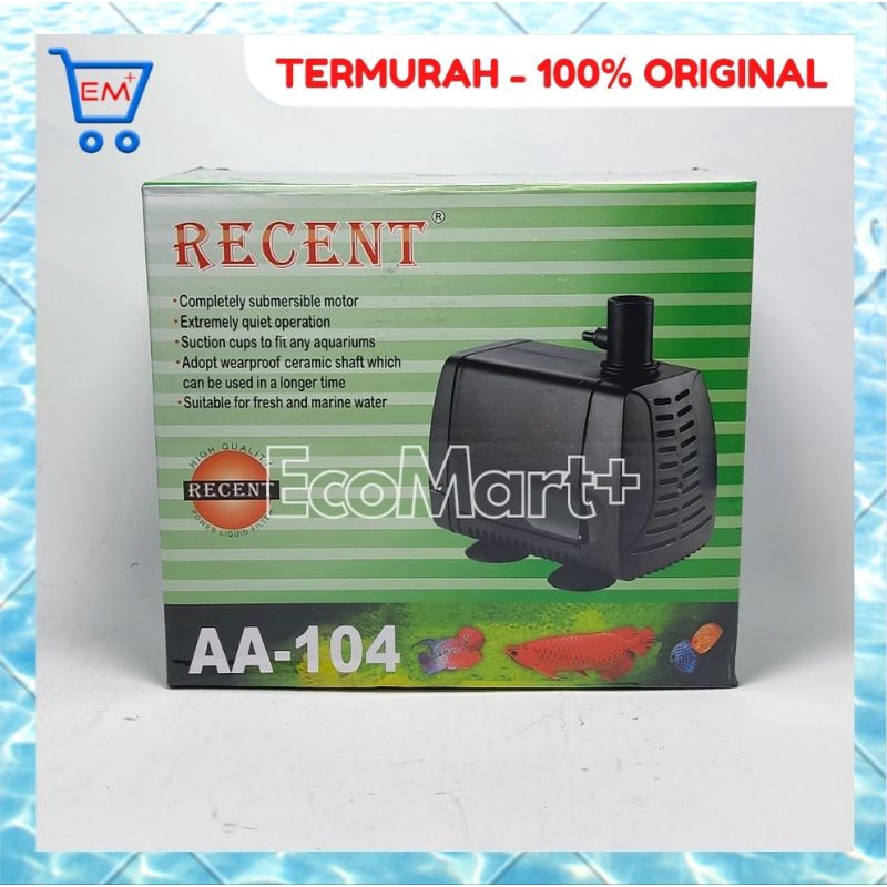 Recent 104 AA-104 Water Pump (Pompa Air Akurium-Kolam)