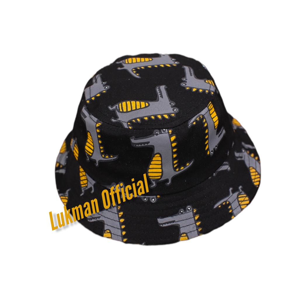 Bucket Hats Tali Motif Buaya / Topi Anak Terbaru 2022