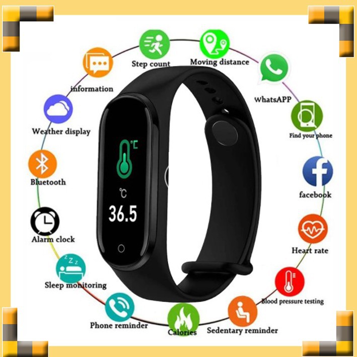 Smart Band Smart Wacth M4 PRO Thermometer Heart Rate