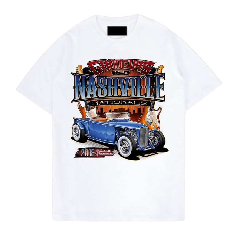 KAOS VINTAGE NASCAR NASHVILLE NATIONALS DEWASA ANAK | T-SHIRT NASCAR CHAMPIONSHIP | KAOS BAJU MOBIL 