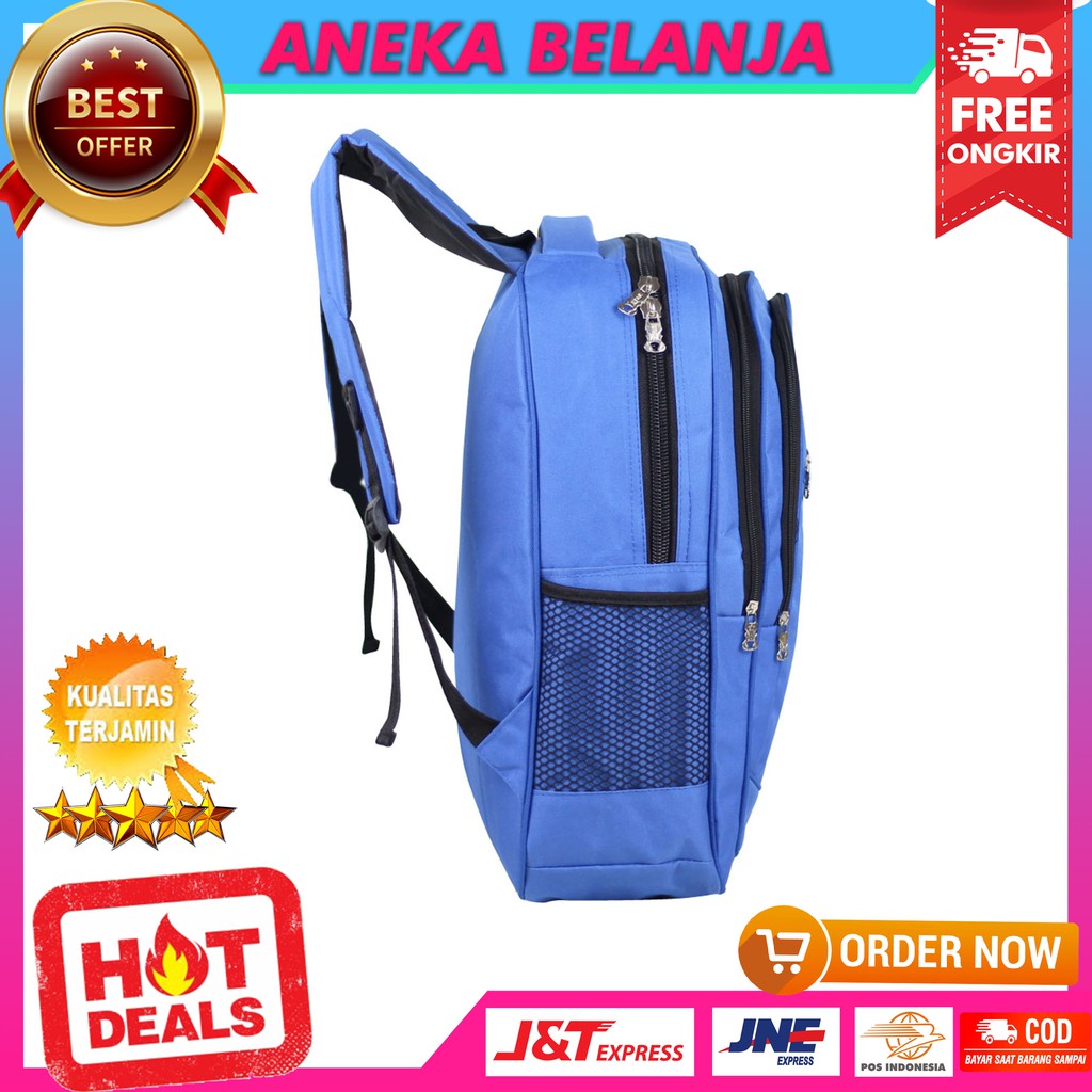 Tas Polo Kecil D300 Biru Fashionable Berkualitas Kece Kekinian Casual Tas Sekolah SD SMP SMA Stylish