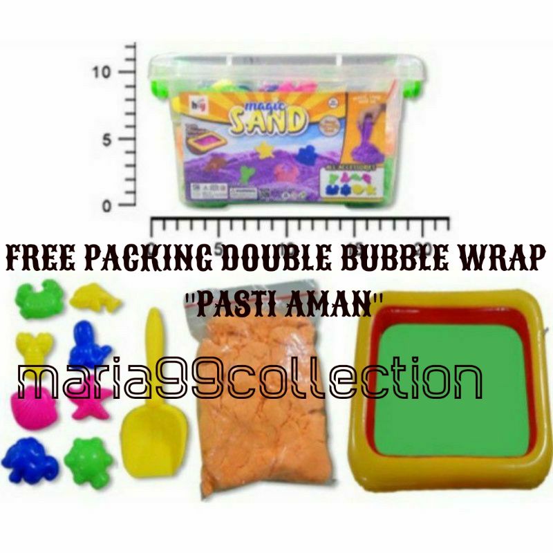 Jual Free Packing Kardus Tebal Bubble Wrap Bisa Cod Mainan Pasir