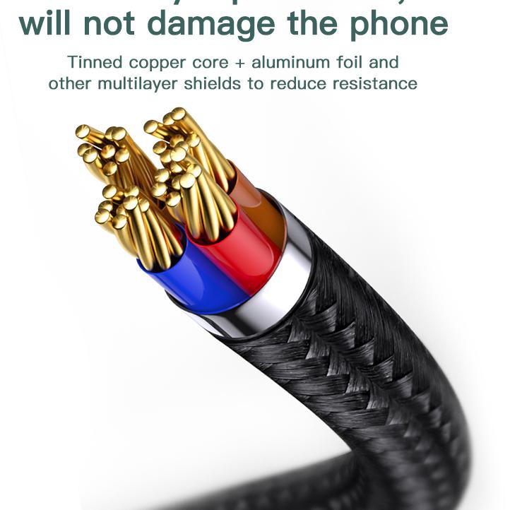 RAMADHAN SALE Kuulaa Kabel Data / Charger Micro Usb Tipe C Fast Charging Untuk Iphone / Samsung / Xi