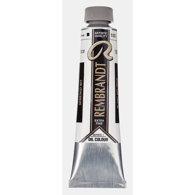 

Rembrandt Oil Colour Tube 40ml White Series