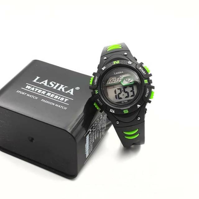 JAM TANGAN ANAK ABG LASIKA ORIGINAL WATER RESIST DIGITAL LED